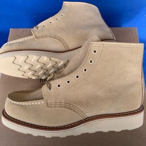NWT Red Wing Women’s 6” Classic Mock Boots 3328 Cream Abilene